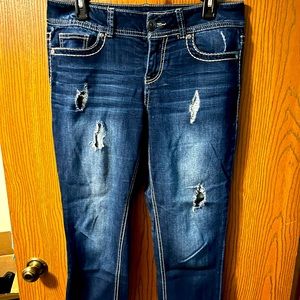 Maurice’s Boyfriend Cropped Jeans in Dark Wash, 7/8